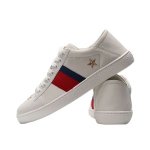 Scarpe da <span class=keywords><strong>donna</strong></span> da uomo basse di design Casual con tigre di alta qualità ricamata a strisce <span class=keywords><strong>verdi</strong></span> <span class=keywords><strong>bianche</strong></span> nere con scatola - Product Image 3