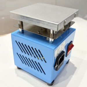 Plateforme chauffante à thermostat numérique réglable pour la fusion de colle à la kératine, base en aluminium - Product Image 3