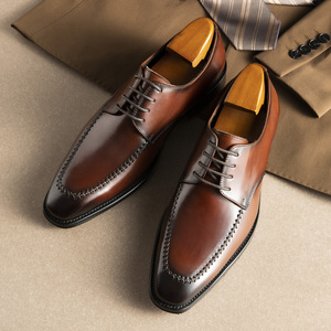 Zapatos de cuero para hombre, cuero genuino, piel de vaca de primera calidad, estilo de alta gama, para ocasiones formales y de negocios, para todas las estaciones, color negro. - Product Image 1