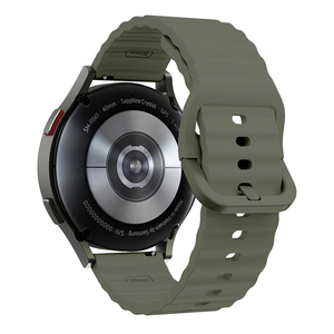 Bracelet de montre en silicone à tête droite de remplacement 20 mm 22 mm pour Samsung <span class=keywords><strong>Garmin</strong></span> Huawei Smartwatch - Product Image 5