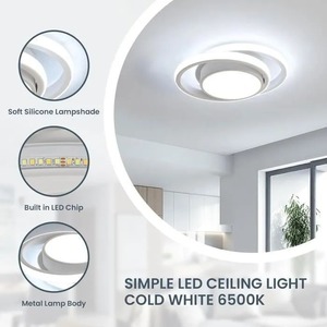 Trang trí nội thất nhà dẫn đèn trần Acrylic vòng cho phòng ngủ hoặc tiền sảnh hành lang Hiện Đại Đèn Trần - Product Image 4