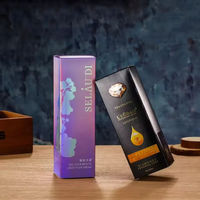 Carpeta de Papel Personalizada de Alta Gama para Set de Maquillaje y Cuidado de la Piel, Tónico Facial, Limpiador, Crema, Aceite Esencial, Envase Cosmético Reciclado