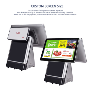 Sistema POS MASUNG de 15.6 Pulgadas con Pantalla Táctil Inteligente Todo en Uno, Caja Registradora para Restaurante y Comercio Minorista con Impresora Integrada - Product Image 3