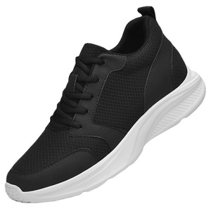 Nouvelles baskets d'été pour hommes, style mode, à coupe basse, en maille respirante, avec talonnette invisible de 8 cm, légères, pour la course et les étudiants - Product Image 6