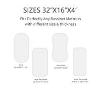 32X16X14 pouces bébé gaze lit housse de matelas bébé nid feuille couverture classe A printemps automne été bébé chaise longue couverture