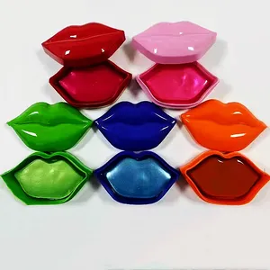 ODM/OEM/Private Label 5 Minuten Glitter Lippen masken Hautpflege Kunststoff box Verpackung
