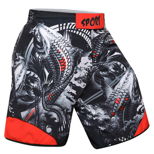 Pantaloncini Personalizzati Colorati per Muay Thai MMA <span class=keywords><strong>Kick</strong></span> Boxing da Uomo - Product Image 2