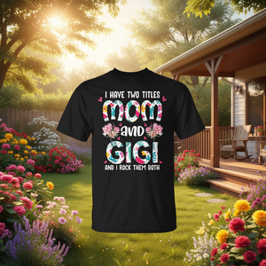 Tengo dos títulos: mamá y abuela, camiseta floral, regalo para el día de la madre - Product Image 3