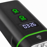 USB-Aufladbare LED-Fahrrad-Frontleuchte aus Aluminiumlegierung, Wasserdichte Fahrradlampe für Nachtfahrten