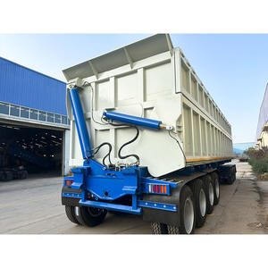 Remolque volquete semi lateral de camión trasero único de alta calidad - Product Image 1