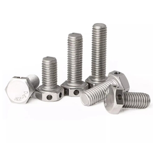 304 thép không gỉ lục giác đầu Bolt với lỗ gb32.1 dây thép lỗ vít M6 M8 <span class=keywords><strong>M10</strong></span> M12 M16 kích thước cho khoan vít - Product Image 3
