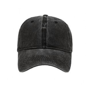 Casquette de baseball brodée personnalisée, style rétro, visière bec de canard, 100 % coton pur, cadeau promotionnel pour entreprise, style denim - Product Image 5