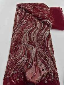 Toplace, nuevo diseño, gran oferta, boda, alta calidad, cuentas de lentejuelas suaves, vestido de boda de lujo europeo y americano, fábrica de China - Product Image 2