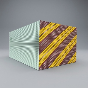 Plaque <span class=keywords><strong>de</strong></span> plâtre ASTM C1396 CPR EN520 12,5 mm 2400 x 1200 mm, plaque <span class=keywords><strong>de</strong></span> plâtre standard pour systèmes <span class=keywords><strong>de</strong></span> plafonds et cloisons - Product Image 1