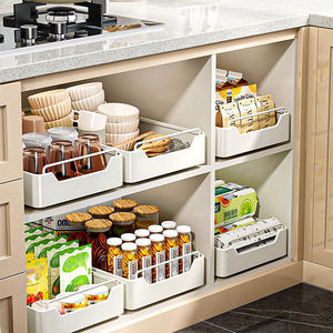 Estante de Almacenamiento Extraíble para Debajo del Fregadero, Moderno, de Acero Inoxidable, Sin Perforaciones, para Cocina y Baño, para Platos y Especias - Product Image 3