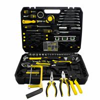 Coffret d'outils de réparation multifonctionnel pour la maison, 168 pièces, kit d'outils à main professionnels, clé à douille combinée, scie à main