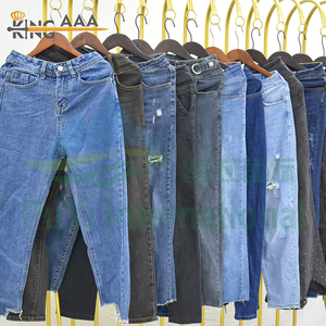 Vente en gros d'usine : Jeans fins d'été d'occasion <span class=keywords><strong>pour</strong></span> femmes, styles et tailles variés en vrac, pantalons de seconde main <span class=keywords><strong>pour</strong></span> femmes <span class=keywords><strong>pour</strong></span> la <span class=keywords><strong>revente</strong></span> aux magasins de vêtements - Product Image 3
