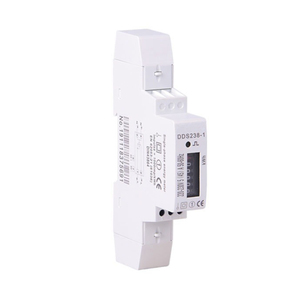 DDS238-1 một pha hai dây 5(45) một chức năng đèn nền 5 + 2 hoặc 6 + 1 màn hình LCD Din Rail loại kWh năng lượng mét Watt giờ mét - Product Image 2