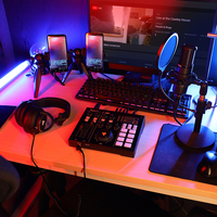 Ensemble d'équipements de podcast MAONO, table de mixage de podcast, microphone à condensateur, casque de jeu, haut-parleur de monitoring, cartes son de podcast, table de mixage audio