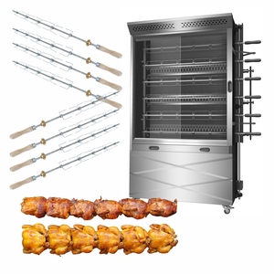 Rôtissoire rotative à gaz à <span class=keywords><strong>prix</strong></span> d'usine Bbq <span class=keywords><strong>Poulet</strong></span> Viande Rôtissoire Grill Machine <span class=keywords><strong>Poulet</strong></span> grillé Four Intérieur Rôtissoire sans fumée - Product Image 1