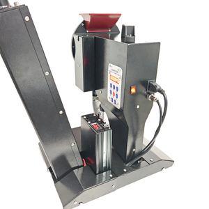 Punzonadora de batería de litio tipo botón de uso bidireccional, Pedal de hierro y metal para pancarta, tablero de tela de papel, punzonado de ojales - Product Image 2