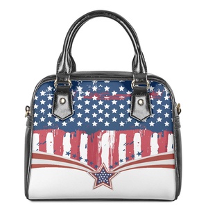 Bolsas de Couro PU Femininas com Estampa de Arte Africana Personalizada, Bolsas de Mão e Bolsas de Ombro para Mulheres - Product Image 1