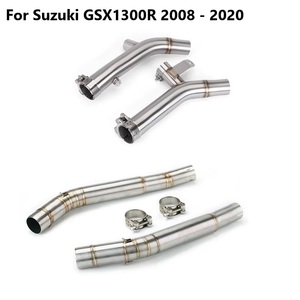 Para Suzuki Hayabusa GSX1300R GSXR1300 <span class=keywords><strong>2008</strong></span> - 2020, Tubo de Escape para Motocicleta, Lado Izquierdo y Derecho, Conexión de 51 mm - Product Image 2