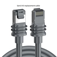 Cable de Repuesto USB Gen3 V3 en Oferta, Conectores Rj45 de PVC Impermeables para Transferencia de Datos y LAN