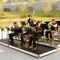 Plateformes de chœur Topfinger 2026 à prix avantageux, plateformes assises en aluminium pour concerts, plateformes de scène pour orchestres et plateformes pour tambours