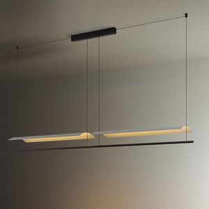 Thiết Kế Hiện Đại Đơn Giản Lớn E26 Cơ Sở Sắt Đèn Chùm Dài Dải Treo Cài Đặt Nhà Hàng Văn Phòng Phòng Trà Phía Trước Bàn Bóng Đèn - Product Image 1