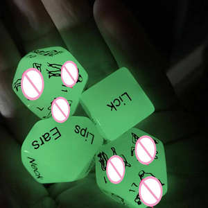 Dados Eróticos Luminosos <span class=keywords><strong>5</strong></span> en 1 para el Amor y el Sexo, Juego de Dados de Posiciones Personalizadas para Parejas, Regalo para Juegos de Pareja - Product Image 5