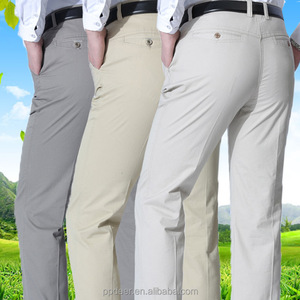Pantalones de trabajo flexibles para hombre, pantalón Chino inteligente, color <span class=keywords><strong>caqui</strong></span>, personalizado, 360 - Product Image 6