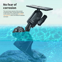 VIN Mounts Soporte de brazo oscilante vertical de 12 "para buscadores de peces y trazadores Compatible con Raymarine/Eagle y más, de la misma manera que con otros modelos, de la misma manera
