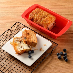 Factory Spot <b>Silicone</b> Rectangular Toast Bread Cake <b>Baking</b> Pan Non- Stick <b>Baking</b> Mould Tray - Product Image 4