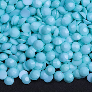 Juli Jelly Sólido Opaco Color Macarrón Resina al por mayor Piedras no fijas en caliente Diamantes de imitación de cristal para vasos de vidrio Zapatos artesanales - Product Image 4