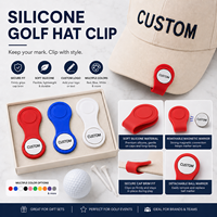 Marcador de Pelotas de Golf Magnético Personalizado con Diseño Gratuito, Clip para Gorra, Esmalte Duro y Suave, Metal, Accesorio de Golf Premium
