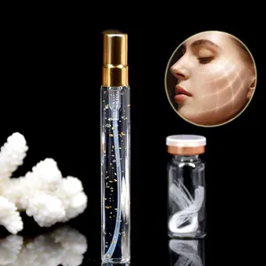 Großhandel 24 Karat Gold Kollagen Linie Gesicht Carving Serum Anti-Aging Seide Fibroin Faden V-Linie Lifting Gesichts serum