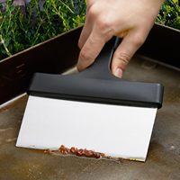 Kit de nettoyage pour plancha 15 pièces, accessoires pour gril à surface plate, ensemble d'outils de nettoyage, brique de nettoyage, grattoir