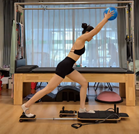 Planche de Pilates pliable multifonctionnelle en bois écologique pour la maison et la salle de sport – Vente en gros à chaud