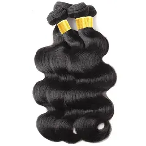 Bundles brésiliens d'armure de cheveux humains de vague de corps paquets de qualité 10A extensions de cheveux alignés de cuticules vierges brutes humides et ondulées pour les femmes