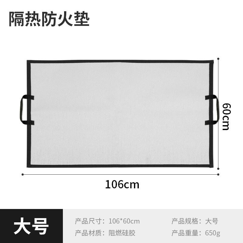 Grande taille (106*60 cm) avec poignées de transport pour transporter du bois de chauffage.