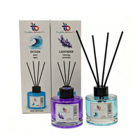 Diffuseur de parfum KUXUAN en verre sans alcool, écologique, longue durée (1 mois), parfum d'intérieur, décoration de la maison, salles de bain, toilettes