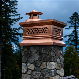 <span class=keywords><strong>Chimenea</strong></span> de Cobre Victoriana Hecha a Mano, Resistente a la Intemperie, para Techos de Villas - Product Image 6