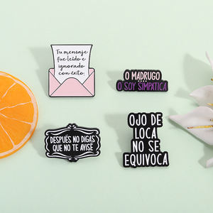 Despues No Digas Que No Te Avise دبوس مينا مضحك اقتباس إسبانية بروش شارة مجوهرات هدية للأصدقاء بالجملة - Product Image 2