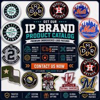 Écussons brodés thermocollants ou à coudre pour équipes sportives de la Pro League, motifs boucleur, étoile, pont, gant métallique
