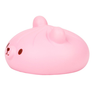 <b>Pink</b> <b>Bear</b> Head Bread Slow Rebound Toy Play Food For Kids 2 To 4 Years TPE Material Unisex - Product Image 2