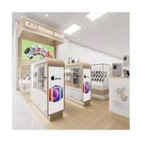 Vitrine de magasin de réparation de téléphones portables sur mesure pour téléphone portable