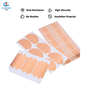 Cinta <span class=keywords><strong>de</strong></span> Cobre <span class=keywords><strong>de</strong></span> 50 m con Adhesivo Conductor, Troquelada para Blindaje EMI, Repelente <span class=keywords><strong>de</strong></span> <span class=keywords><strong>Babosas</strong></span>, Manualidades, Reparaciones Eléctricas, Conexión a Tierra <span class=keywords><strong>de</strong></span> PCB - Product Image 1