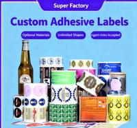 Etiquetas de Talla de Ropa con Código de Barras de Secado Rápido Personalizadas, Etiquetas de Papel Autoadhesivas con Forma Personalizada, Promoción, Entrega de Comestibles