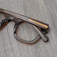 Lunettes carrées de haute qualité Lmamba Brand Designer 2025, montures de lunettes vintage, logo personnalisé, lunettes optiques